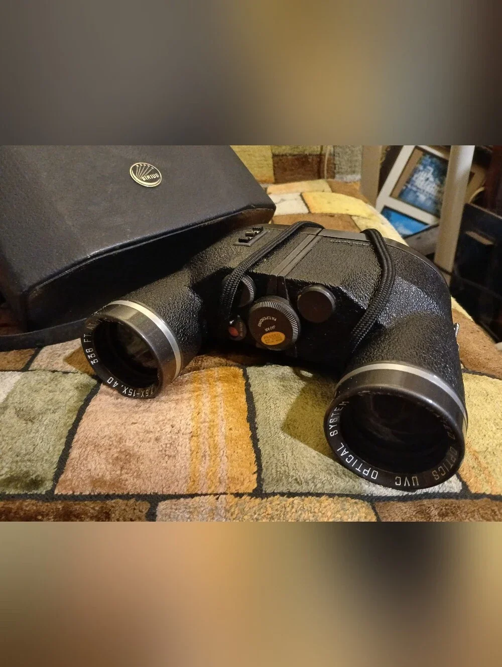 Vintage Sirius  electric power zoom binoculars made in Japan.